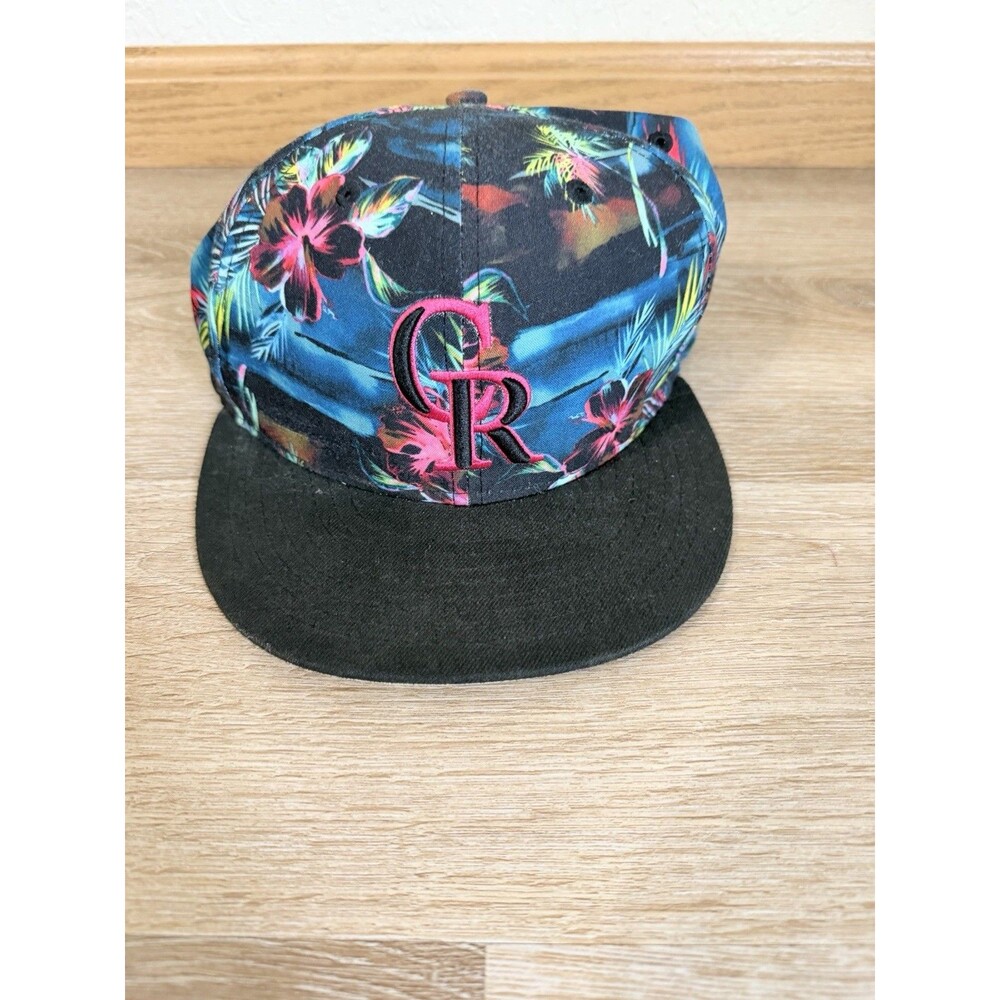 Colorado Rockies New Era‎ Tropical Floral SnapBack Hat Baseball MLB